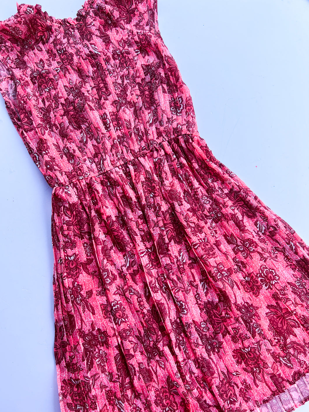 Coral Paisley Voy Womens Dress, Medium