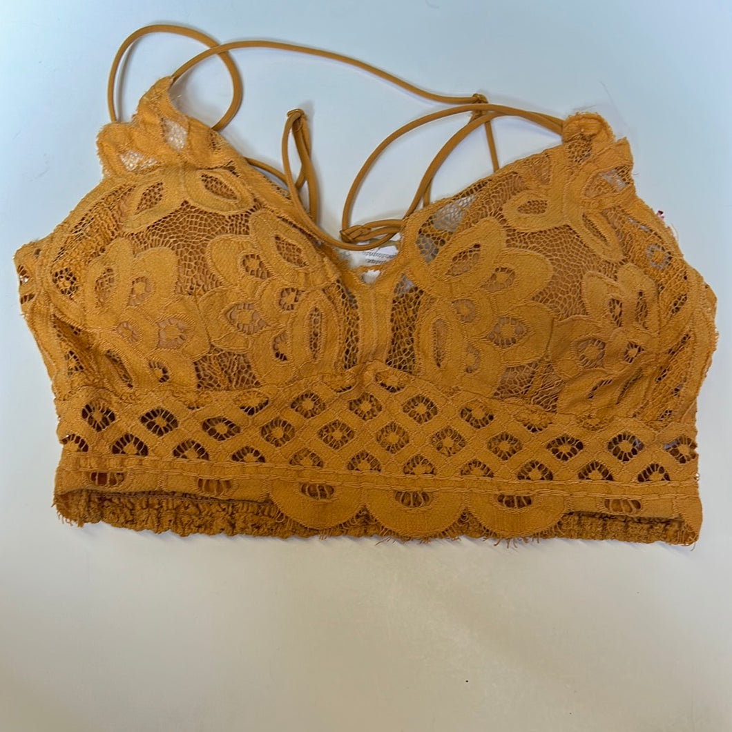 Mustard Zenana Bralette, XL