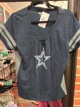 Load image into Gallery viewer, navy NFL Womens Top, XL
