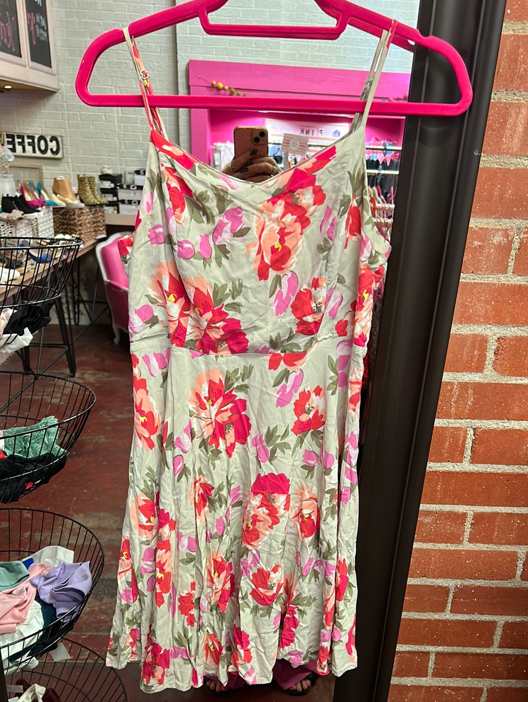 Floral Old Navy Womens Dress, Medium