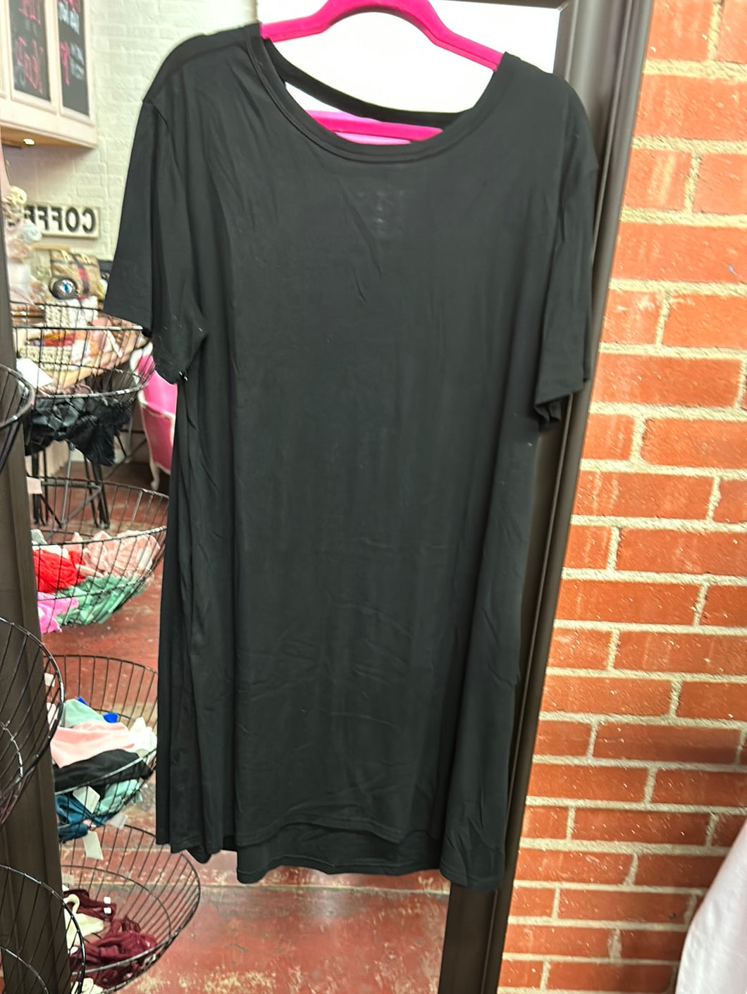 Black Crazy Train Womens Dress, 2XL