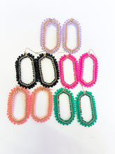 Load image into Gallery viewer, Hexagon Beaded Earrings
