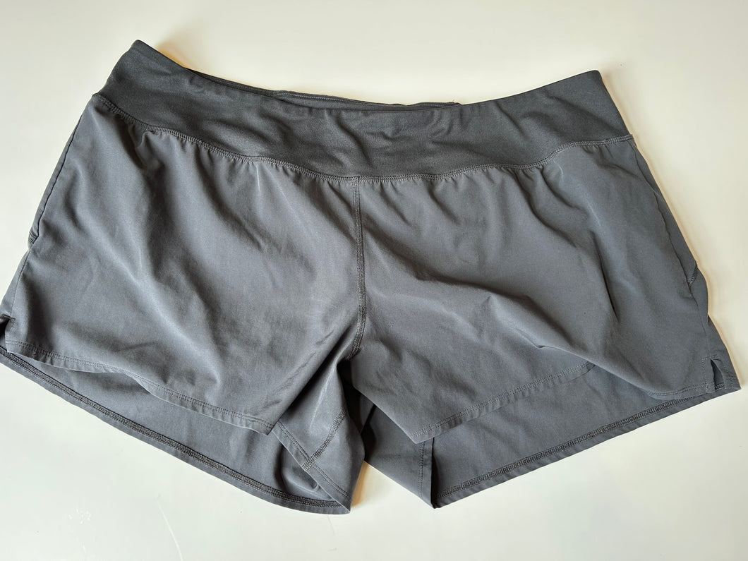 Gray Pink Bulldog Shorts, 3XL