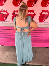 Load image into Gallery viewer, Blue Entro Womens Dress, Large
