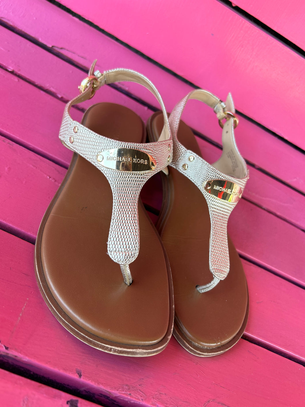 Gold Michael Kors Shoes, 6.5