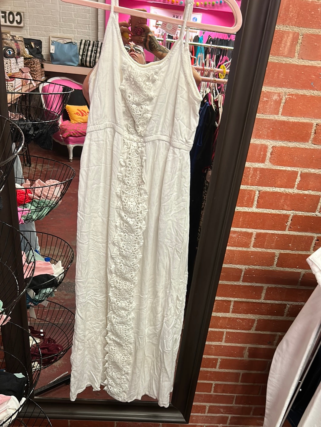 White Mossimo Womens Dress, Large