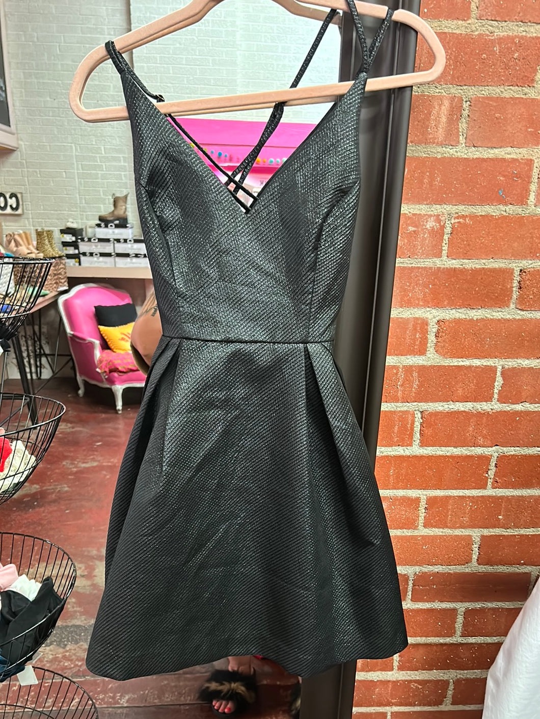 Black Lulus Womens Dress, Medium