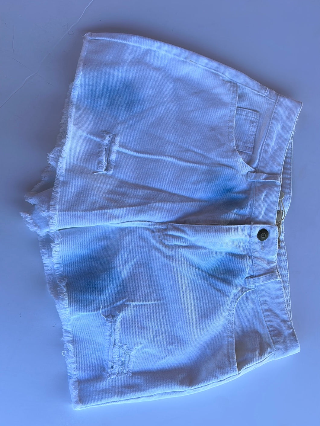 White C & V Shorts, 27