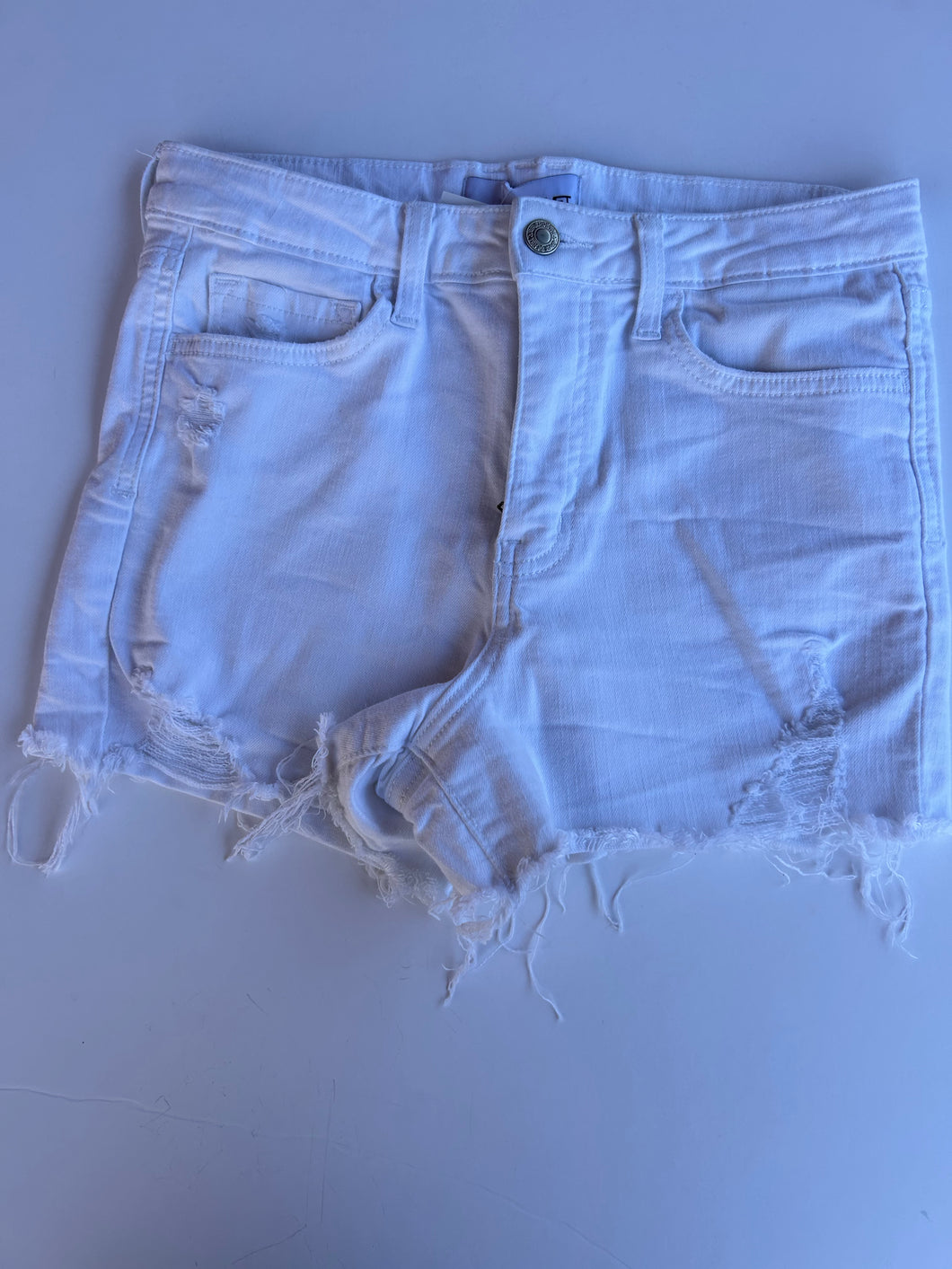 White Vervet Shorts, Medium