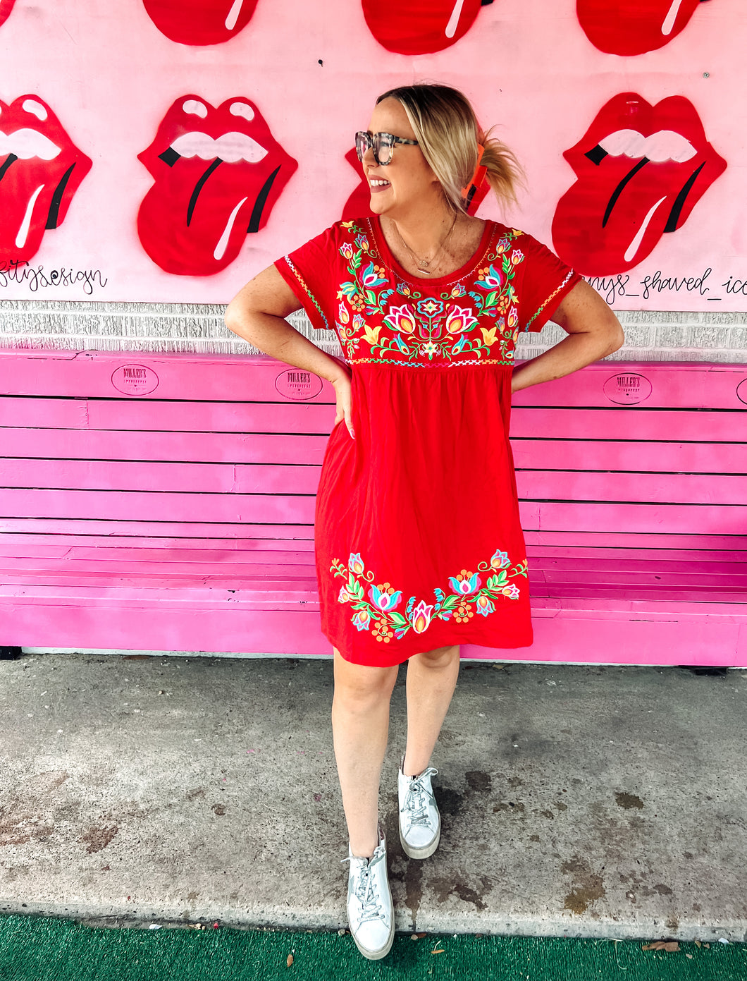 red south main Womens Dress, XL