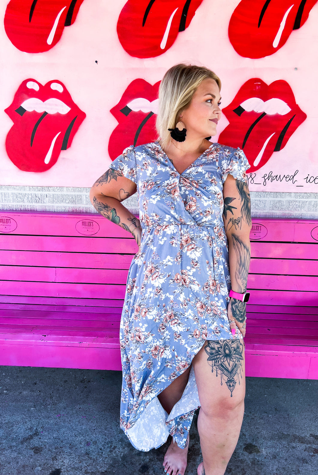 Floral Bloomchic Womens Dress, 12