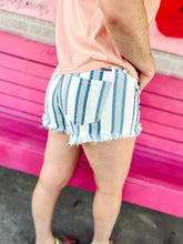 Load image into Gallery viewer, High Rise Stripe Shorts
