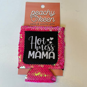 Pink Pink Bulldog Koozie