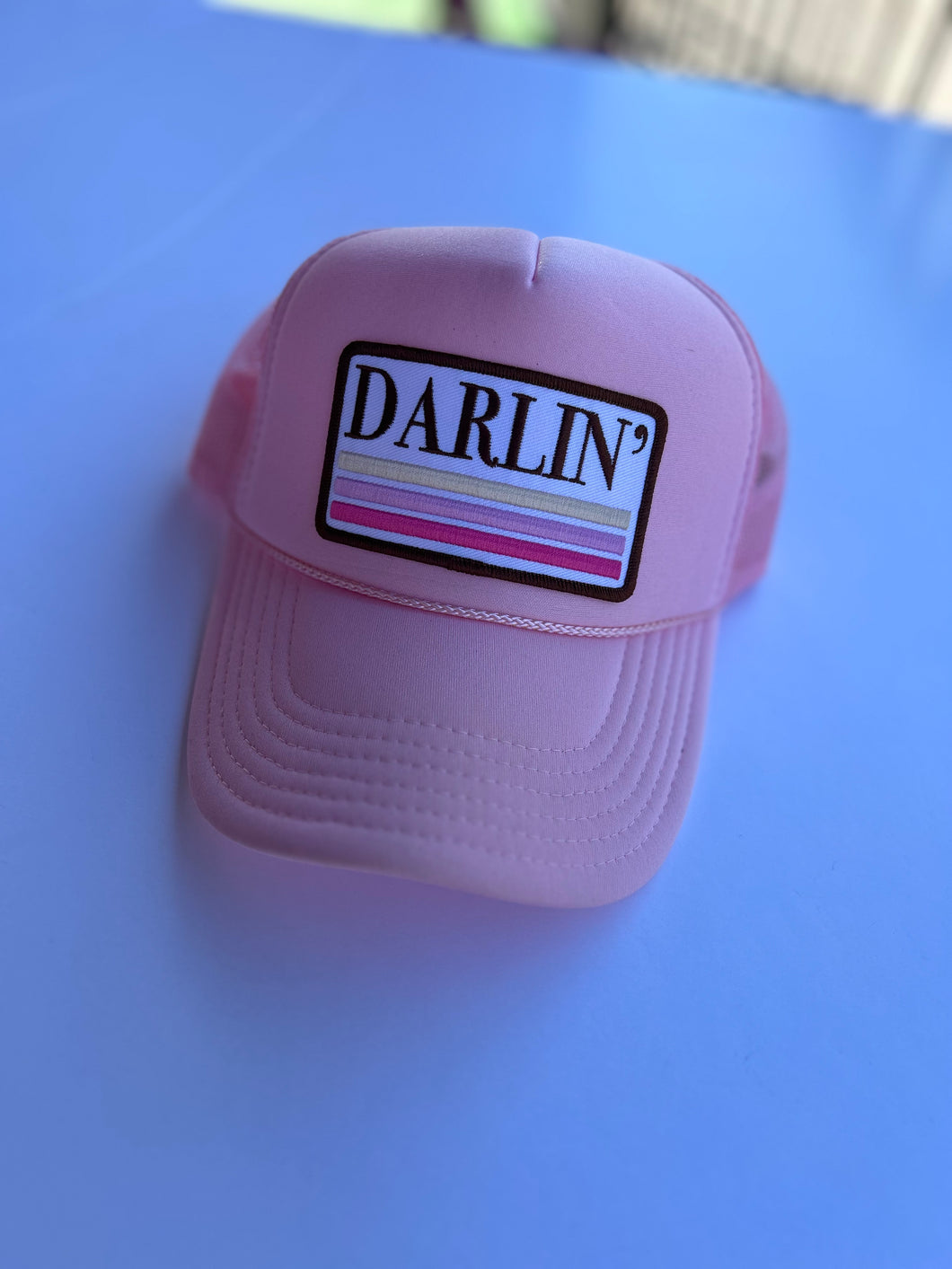 Pink Darlin Pink Bulldog Hats