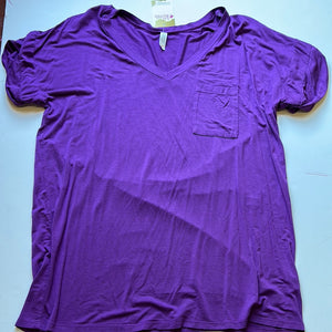 Purple Flamingo Urban Womens Top, Large
