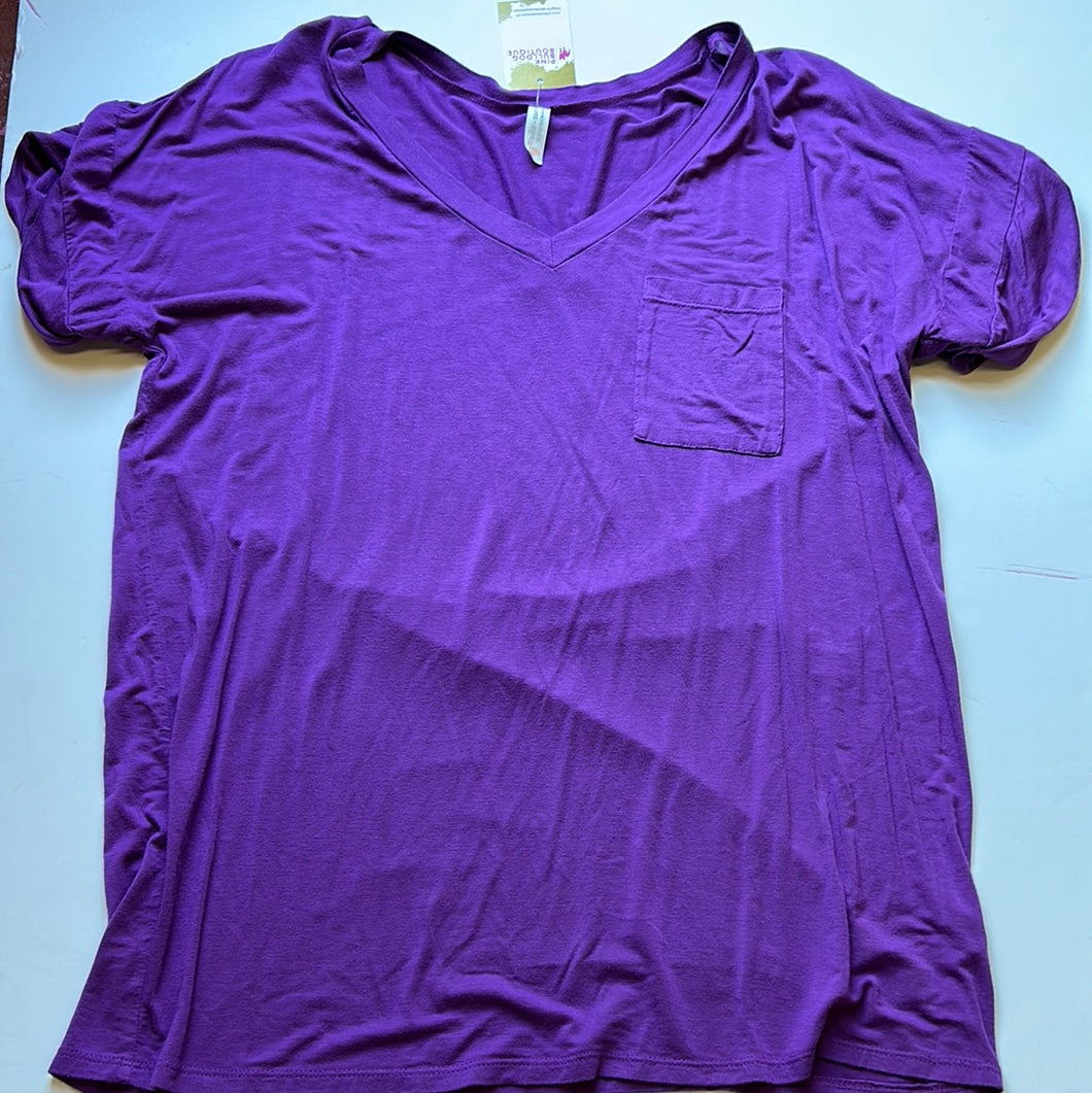 Purple Flamingo Urban Womens Top, Large
