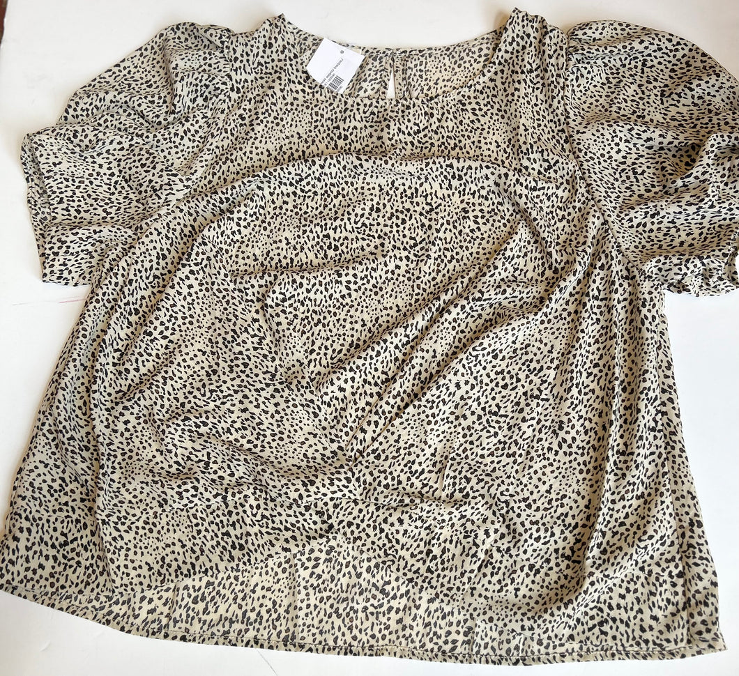 Leopard Umgee Womens Top, Large