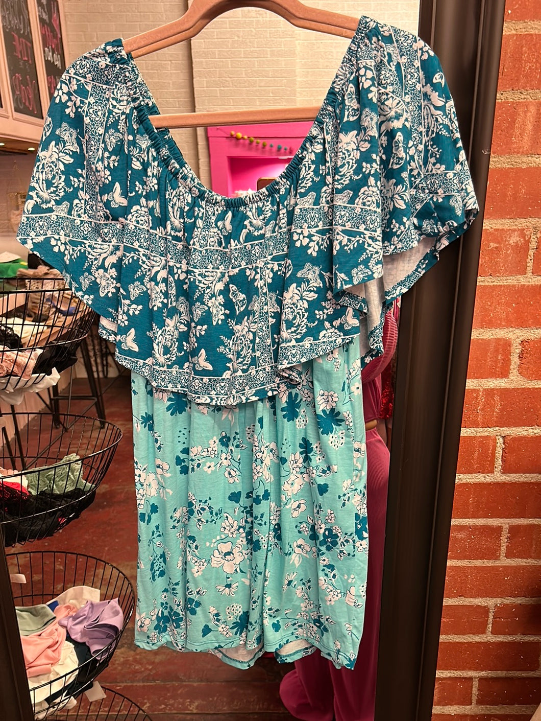 Floral woman within Womens Dress, Large