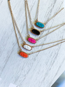 Colorful Stone Necklace