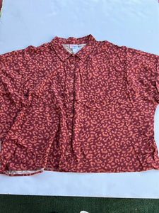 Leopard LulaRoe Womens Top, XL