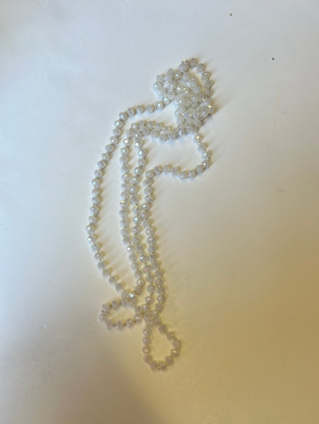 White Pink Bulldog Necklaces