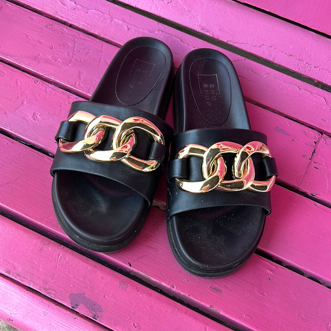 Black Shu Shop Shoes, 8.5