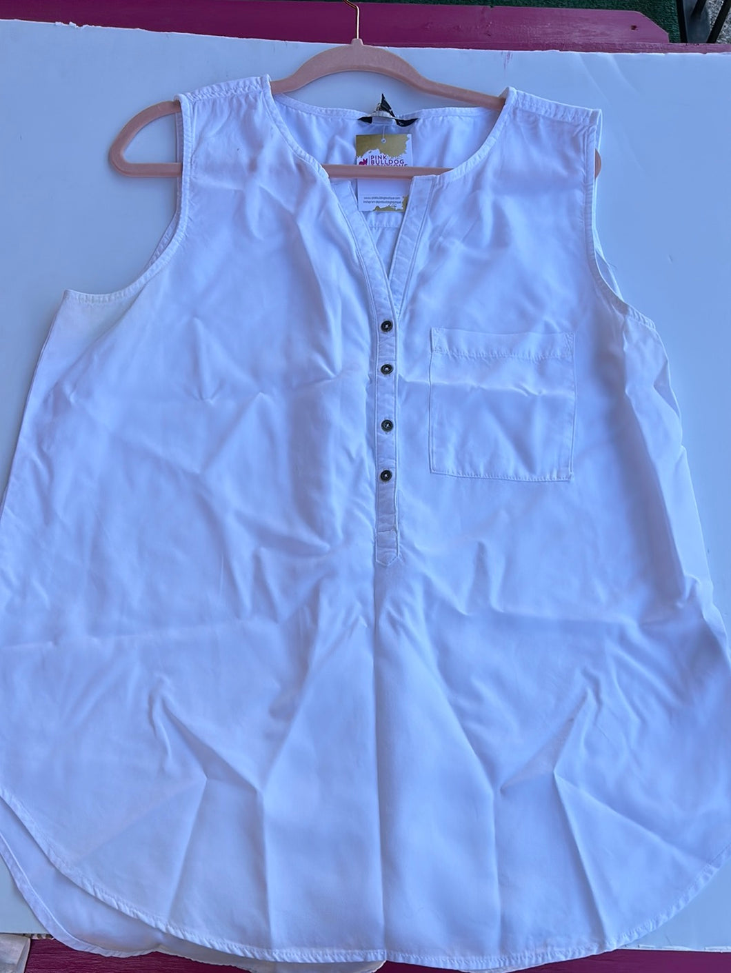 White terre bleue Womens Top, XL