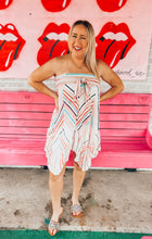 Load image into Gallery viewer, Stripe straples summer dress
