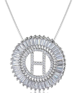 Initial Circle Necklaces