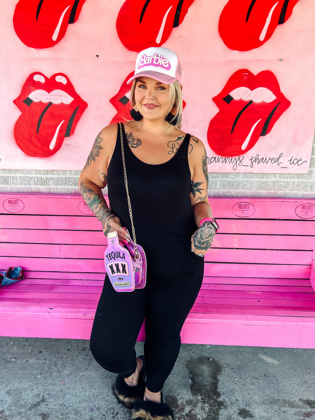 Pink Pink Bulldog Handbags