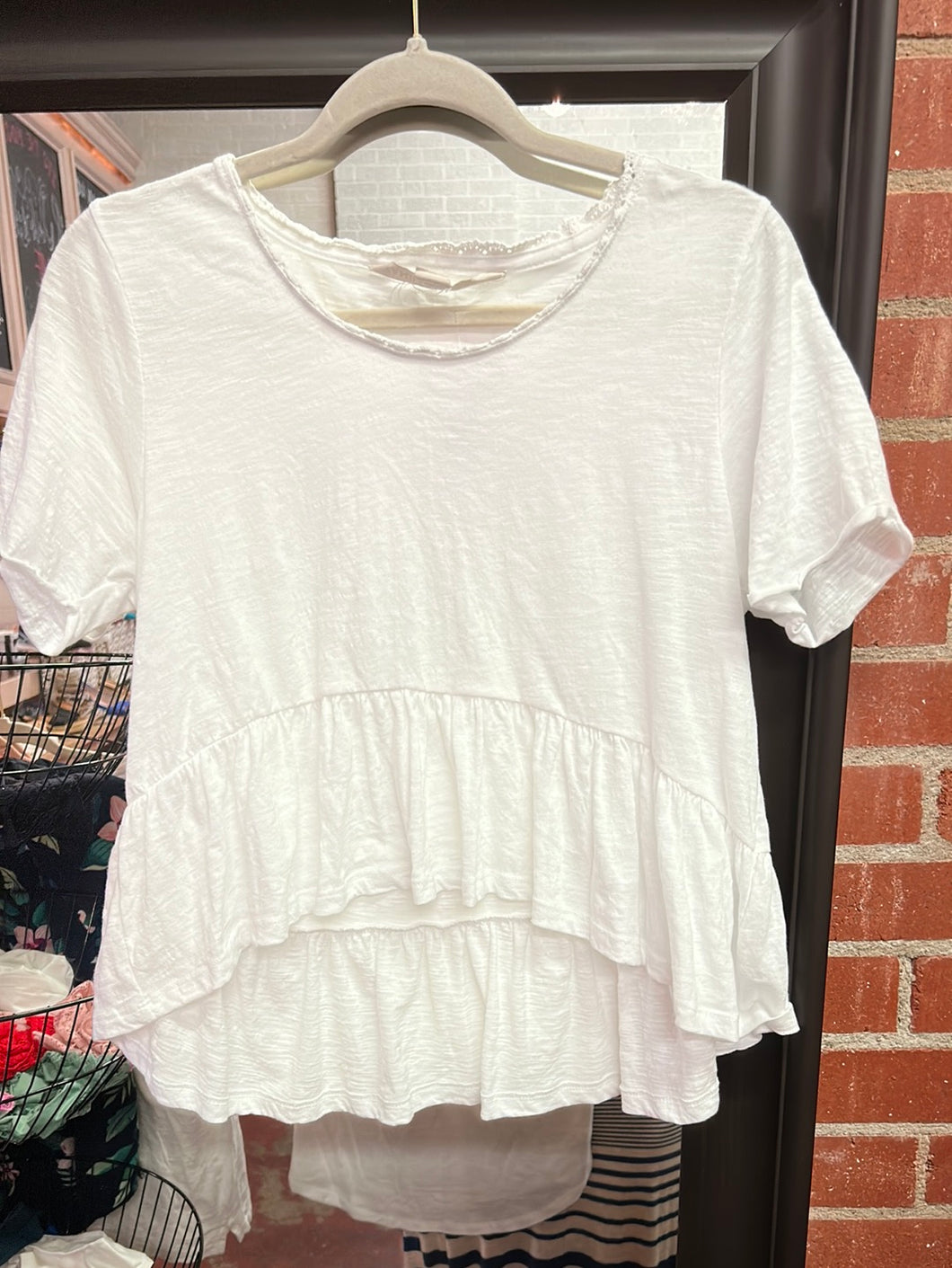 White Vanilla Star Womens Top, Small