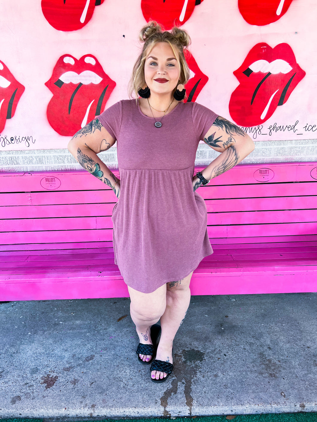 Mauve Wild Fable Womens Dress, Medium