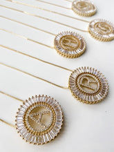 Load image into Gallery viewer, Initial Circle Necklaces
