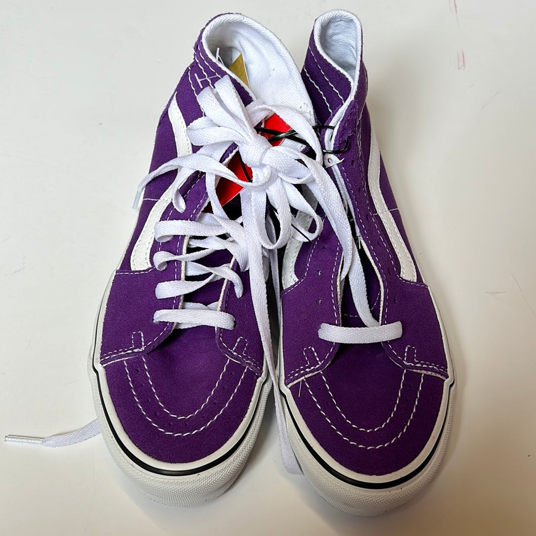Purple Vans Shoes, 7.5