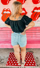 Load image into Gallery viewer, Denim button skort
