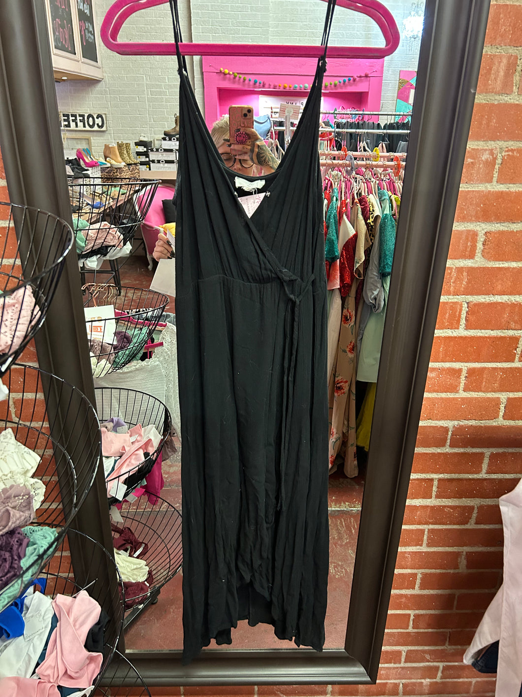 Black Entro Womens Dress, Large