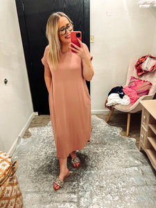 Mauve Entro Womens Dress, Large