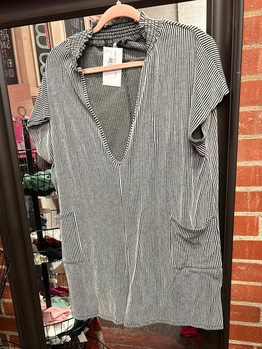 Stripes Hesed Romper, Large
