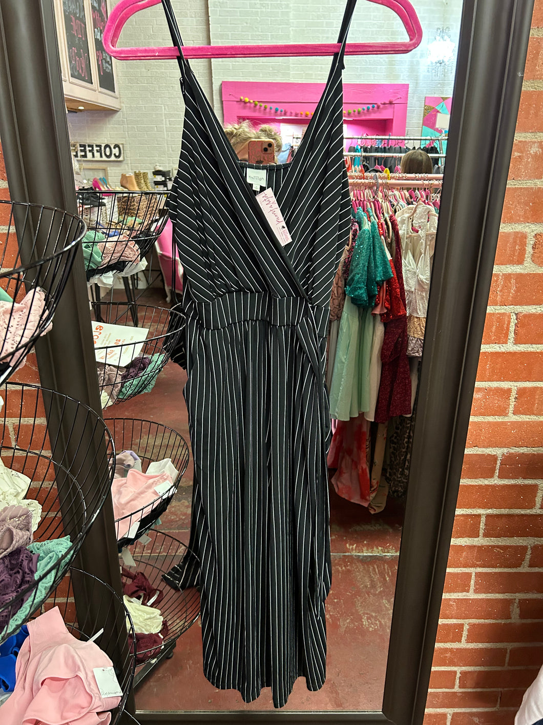 Stripes Kayleigh Romper, Medium