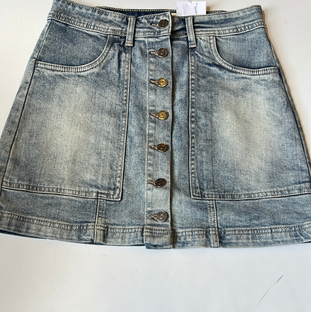Denim Wishlist Skirt, Medium