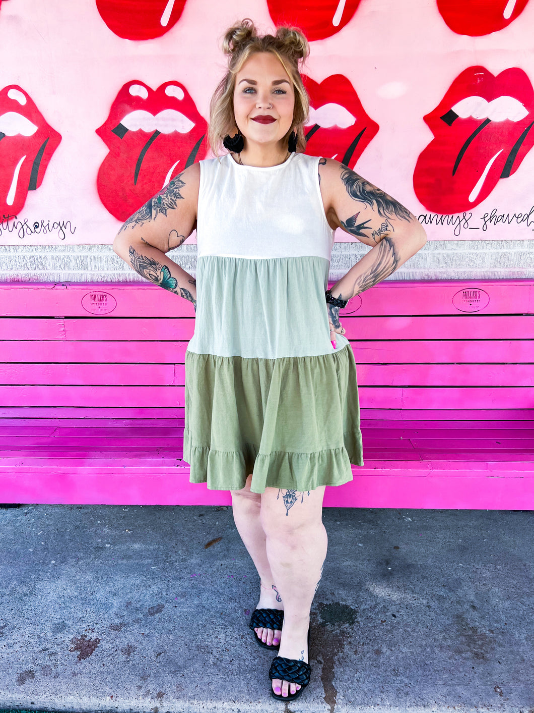 colorblock Shein Womens Dress, Large