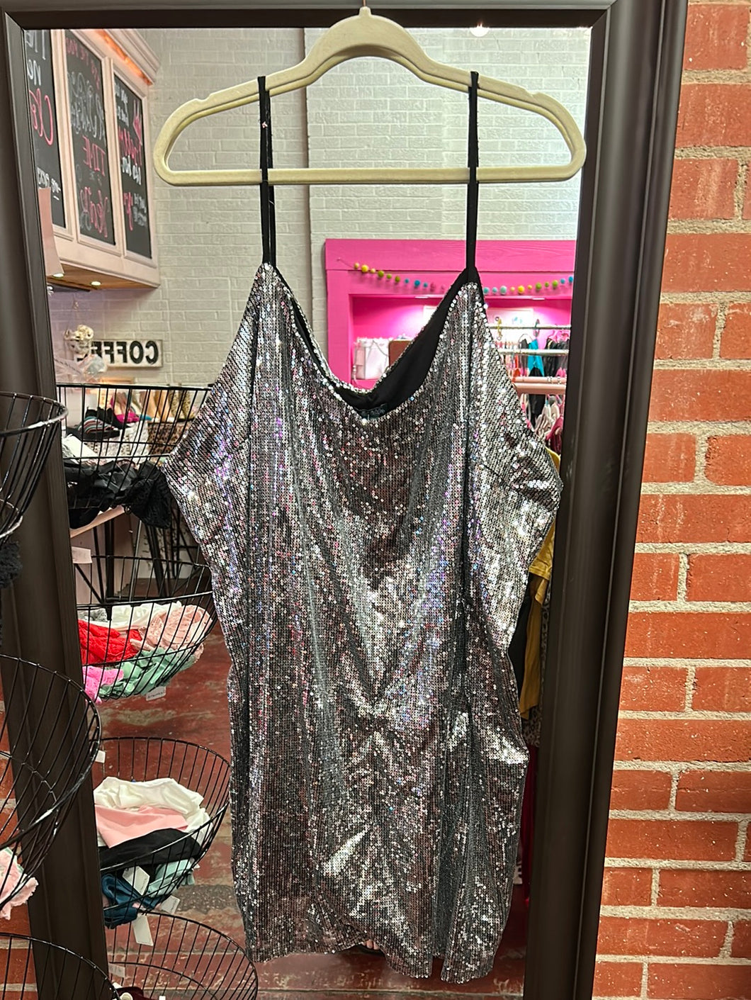 Sequin Wild Fable Womens Dress, 4x