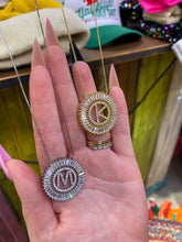 Load image into Gallery viewer, Initial Circle Necklaces

