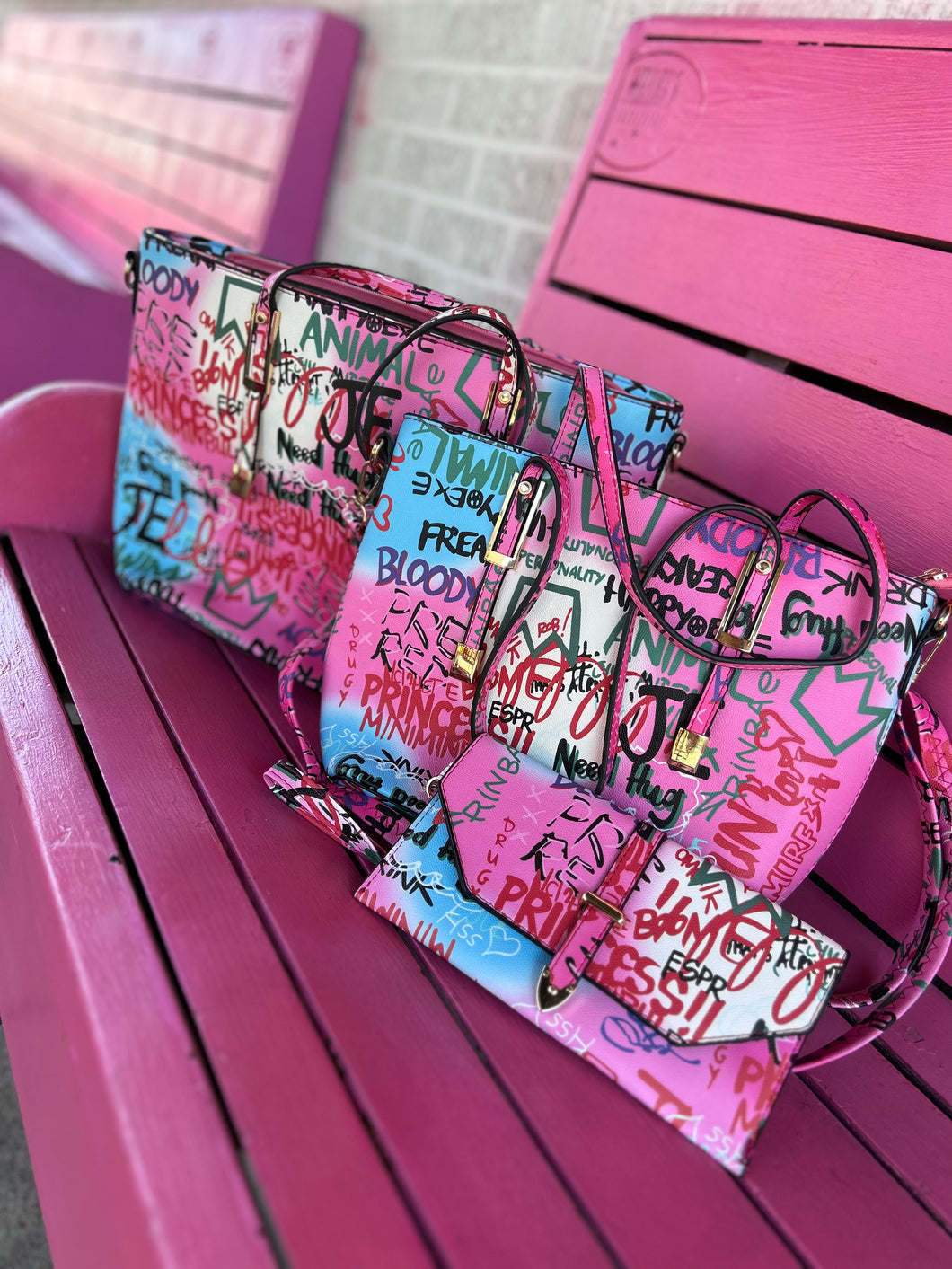 multicolor Alba Handbags