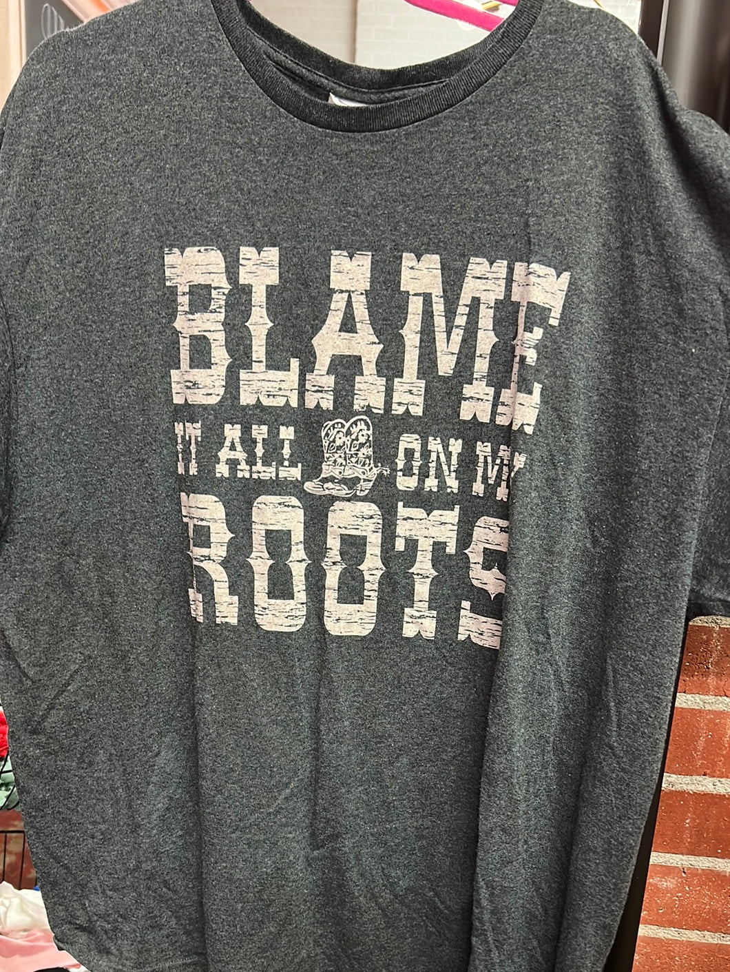 Gray Pink Bulldog Womens Graphic Tee, 2XL