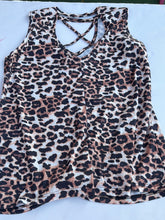 Load image into Gallery viewer, Leopard Pink Bulldog Womens Tanks, Large
