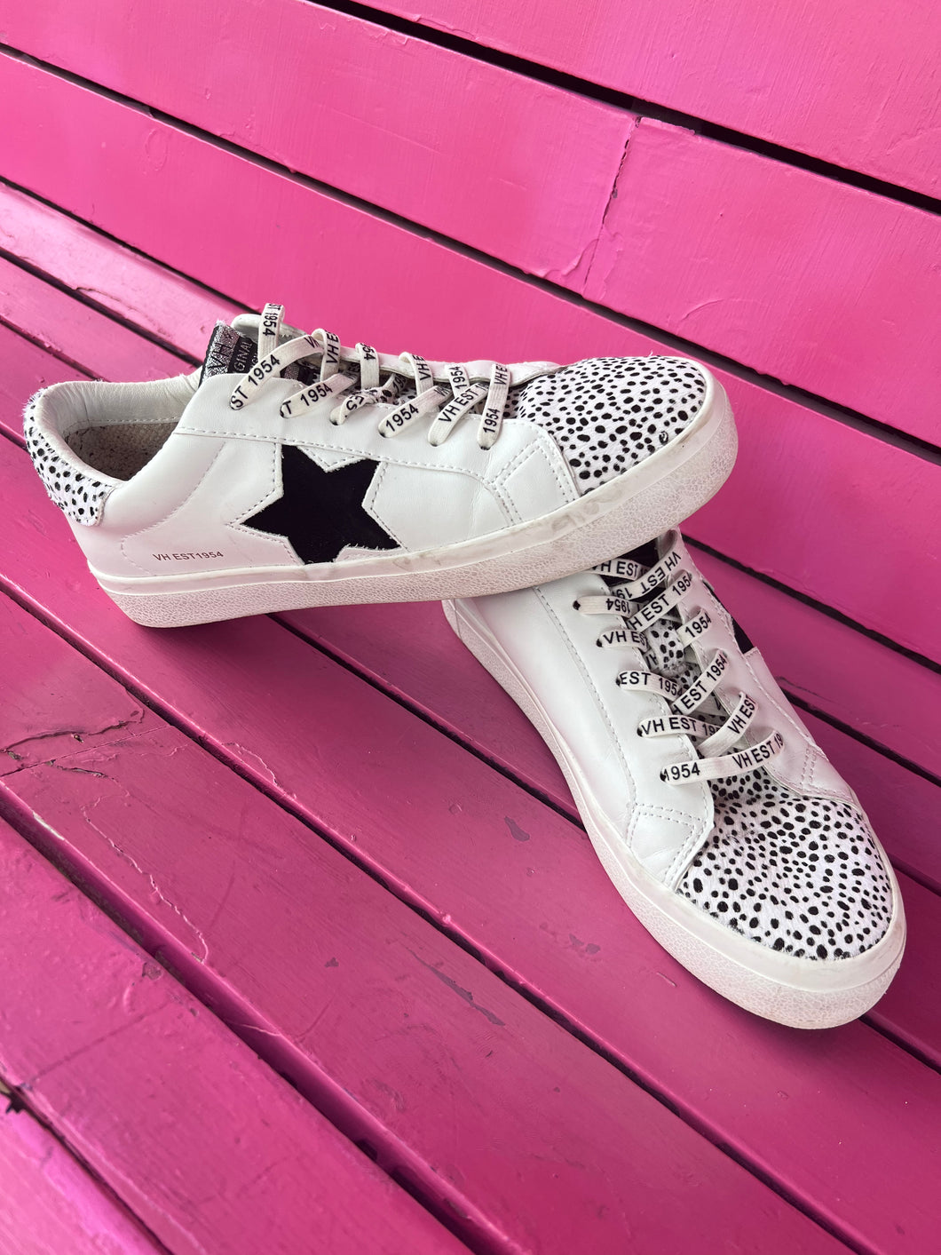 White Vintage Havana Shoes, 10