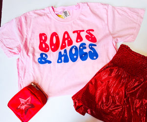 Boats and Hoes Tee