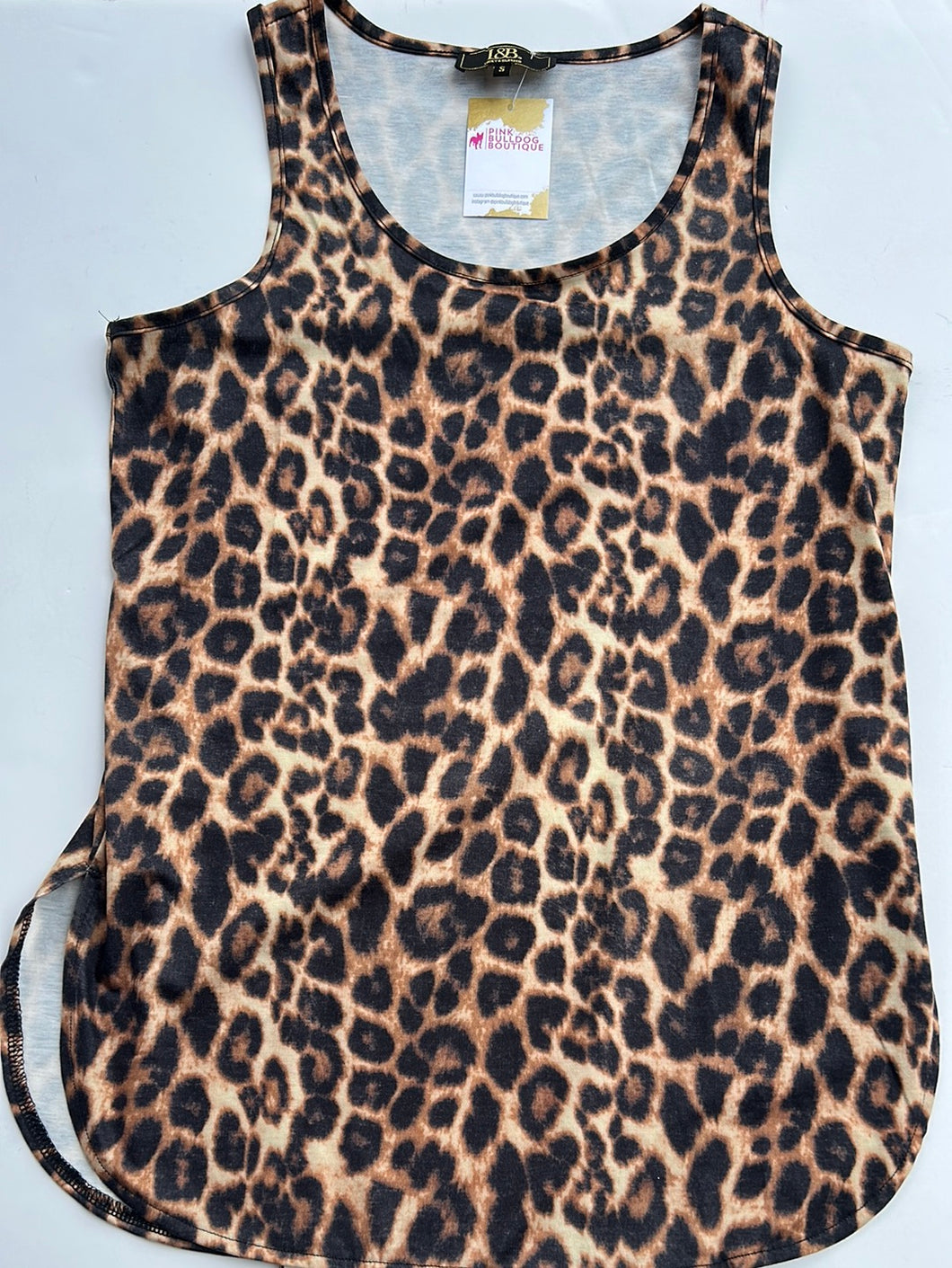 Leopard L&B Womens Tanks, Small