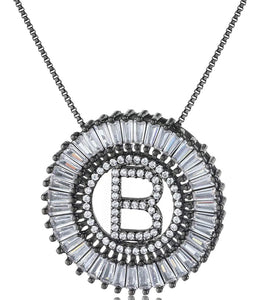 Initial Circle Necklaces